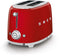 Smeg TSF01RDEU - Broodrooster - 950W 2 sleuven 6 bruining-niveaus - Rood