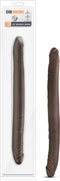 Dr. Skin - Realistische Dubbele Dildo 40 cm - Chocolate