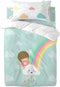Dekbedovertrek set HappyFriday Happynois Rainbow Multicolour Wieg voor baby's 2 Onderdelen