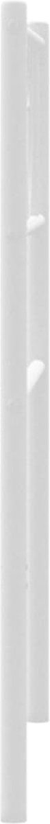 vidaXL - Hoofdbord - 100 - cm - metaal - wit