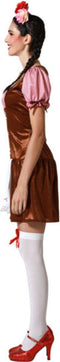 Kostuum Duits Kamermeisje Bruin - XXL