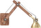 vidaXL Wandlamp industrieel rond E27 messingkleurig