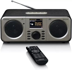 Lenco DIR-141BK - Internet Radio - DAB+ en Bluetooth 5.0 - Zwart/Silver