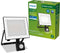 Philips Lois floodlight - Verstraler - 30W - Bewegingssensor - Helder warm licht 3000K - Zwart