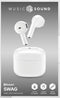 Music Sound Swag - Headset - Draadloos Bluetooth 5.1 - Wit
