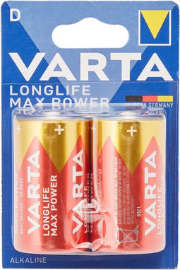 Varta MAX TECH - Alkaline D batterij - 2 stuks (2x)