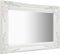 vidaXL - Wandspiegel - barok - stijl - 60x40 - cm - wit
