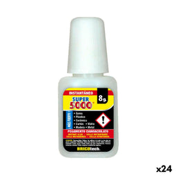Secondenlijm Bricotech Super 5000 8 g (24 Stuks)