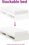 vidaXL - Slaapbank - zonder - matras - 100x200 - cm - massief - grenenhout - wit