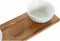 Set voor voorgerechtjes DKD Home Decor Porselein Acacia (30 x 9.5 x 1.3 cm) (9,5 x 9,5 x 4 cm)