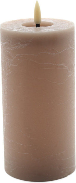 led kaars beige 15x7,5cm