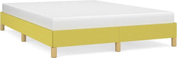 vidaXL - Bedframe - zonder - matras - 160x200 - cm - stof - groen