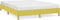 vidaXL - Bedframe - zonder - matras - 160x200 - cm - stof - groen