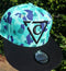 Capiche® Snapback Pet Heren – Groene Polygon – Groen & Zwart – Verstelbaar met Druksluiting – Sportcap – Baseball Cap – Mannen Cap – Polygon Pixel Pet