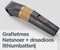 BaByliss Graphite Precision E987E - Tondeuse - 26 Kniplengtes (0.6mm - 28mm) - 8 opzetstukken - Donkergrijs