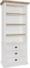 Richmond Interiors Boekenkast Oakdale 3-laden 3-planken (RAL9010)