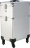 VVD Kapperskoffer trolley - visagie make up koffer trolley - schminkkoffer - beauty case - zwart