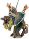 Papo - Paard van de wapenmeester draak - 16x6x8cm - Groen
