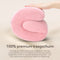 SKYCASES Travel Essentials - Nekkussen Set 3-delig - Ergonomisch Memory Foam met Oogmasker en Oordoppen - Rose
