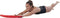 Pure2Improve Kickboard - Zwemplankje met handvaten - 32x49x4,5cm - Rood