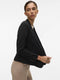 VERO MODA VMJULIA LS BLAZER - Dames Blazer - Aangesloten met knoopsluiting - Zwart