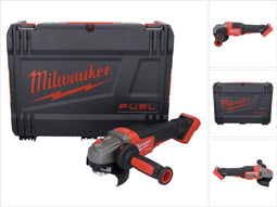 Milwaukee M18 FHSAG125XPDB-0X Accu Haakse Slijper 125mm met peddelschakelaar 18V Basic Body M18 FUEL™ in HD-Box - 4933471078