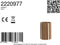 Light & Living Medan - Lampenkap - Cilinder - Bruin - Ø20cm