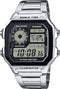 Casio AE-1200WHD-1AVEF - Heren Horloge - 42 mm - Zilverkleurig staal