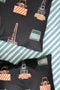 Studio Ditte Hoeslaken 90x200cm | Stripes Blue