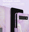 iMoshion Hoesje Geschikt voor Google Pixel 6a Hoesje Met Pasjeshouder - iMoshion Design Bookcase smartphone - Paars / Purple Marble