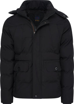 Mario Russo Ranger Jacket - Winterjas Heren - Waterafstotend - Winddicht - Zwart - M