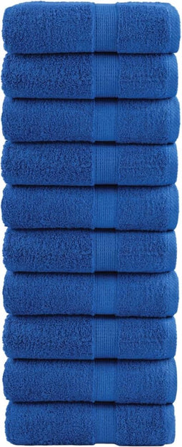 vidaXL - Gastendoekjes - SOLUND - 10 - st - 600 - g/m² - 30x30 - cm - blauw