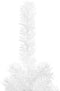 vidaXL - Kerstboom - smal - 210 - cm - wit