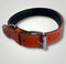 ZenXstore Halsband Hond %100 Echt Leer met beschermend laagje 64cm X 3.5cm