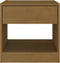 vidaXL - Nachtkastje - 40x31x40 - cm - massief - grenenhout - honingbruin