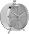 Karlsson Button Wekker - Roestvrij staal - Ø9cm - Zilver