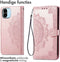iMoshion Hoesje Geschikt voor Xiaomi Redmi A1 / Redmi A2 Hoesje Met Pasjeshouder - iMoshion Mandala Bookcase - Rosé Goud