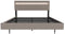 Juskys Lissabon - Zwevend bed - Incl. LED - Beige - 140x200cm
