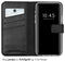 Selencia iPhone 12 Pro Max - Echt Lederen Bookcase - 3 Pashouders - Zwart