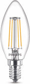Philips LED Kaars Transparant 40W E14 Warm Wit Licht