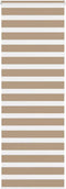 vidaXL - Zebra - Blind - 80x200 - cm - stofbreedte - 75,9 - cm - polyester - zandbruin