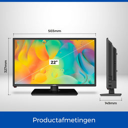 Cello 22 Zoll - Smart Camping TV - 12-Volt Triple Tuner Bluetooth - (2023)