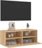 vidaXL - Tv-wandmeubel - 80x30x30 - cm - bewerkt - hout - sonoma - eikenkleurig