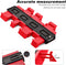 Contourmeter | 25 cm | Contour Duplicator | Grote Snijcontour Duplicator Meter | ABS Plastic meetgereedschap | Rood