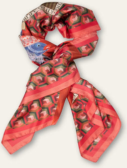 Oilily Adagio - Sjaal - Dames - Blauw - One size
