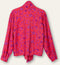 Oilily Balalaika Blouse - Lange Mouwen - Blouses - Sjaal Kraag - Dames - Regular Fit - Rood - 36