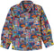 Oilily Bas Blouse - Blouses - Katoen - Jongens - Kinderen - Regular Fit - Blauw - 110/5yr