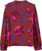 Oilily Beauty Blouse - Lange Mouwen - Blouses - Opstaande Kraag - Dames - Loose Fit - Bruin - 40