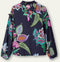 Oilily Bembe Blouse - Blouses - Ruches - Dames - Regular Fit - Blauw - 34