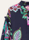 Oilily Bembe Blouse - Blouses - Ruches - Dames - Regular Fit - Blauw - 34